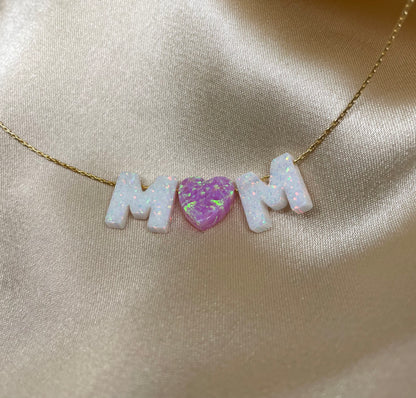 MOM opal necklace