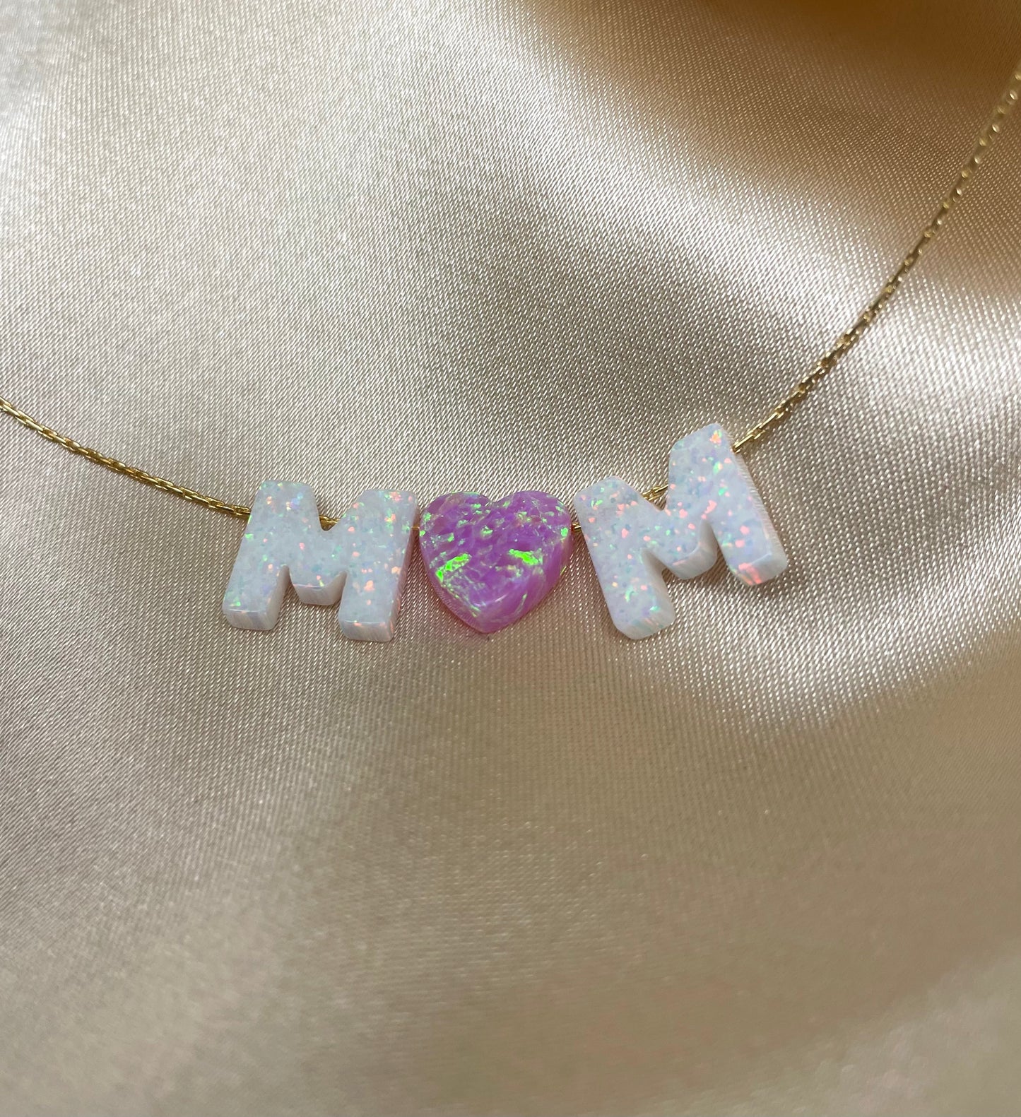 MOM opal necklace