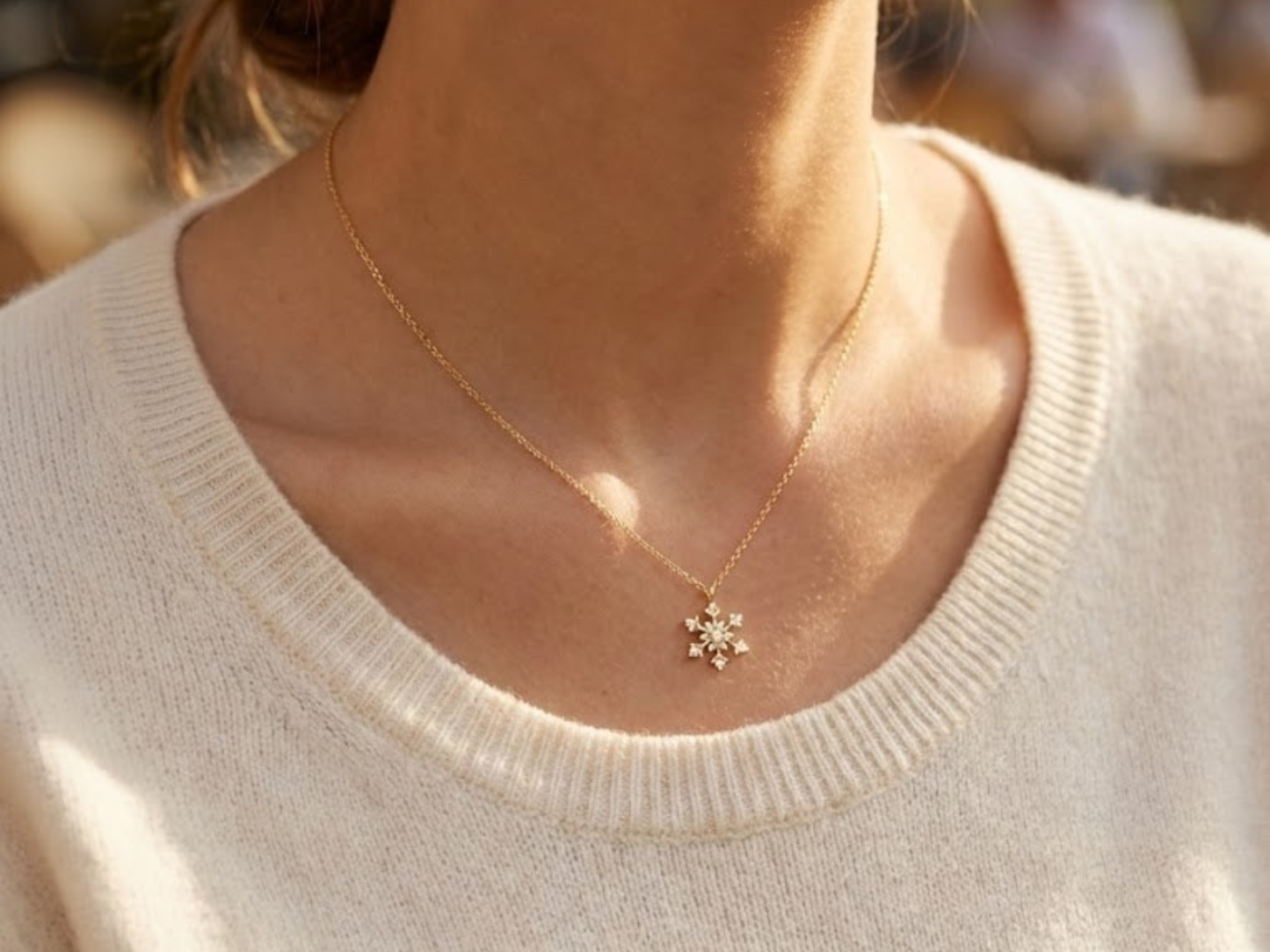 Snowflake Sparkle Necklace