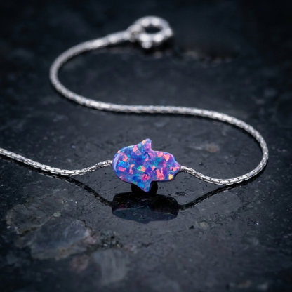 Opal Hamsa Bracelet – A Symbol of Protection & Strength