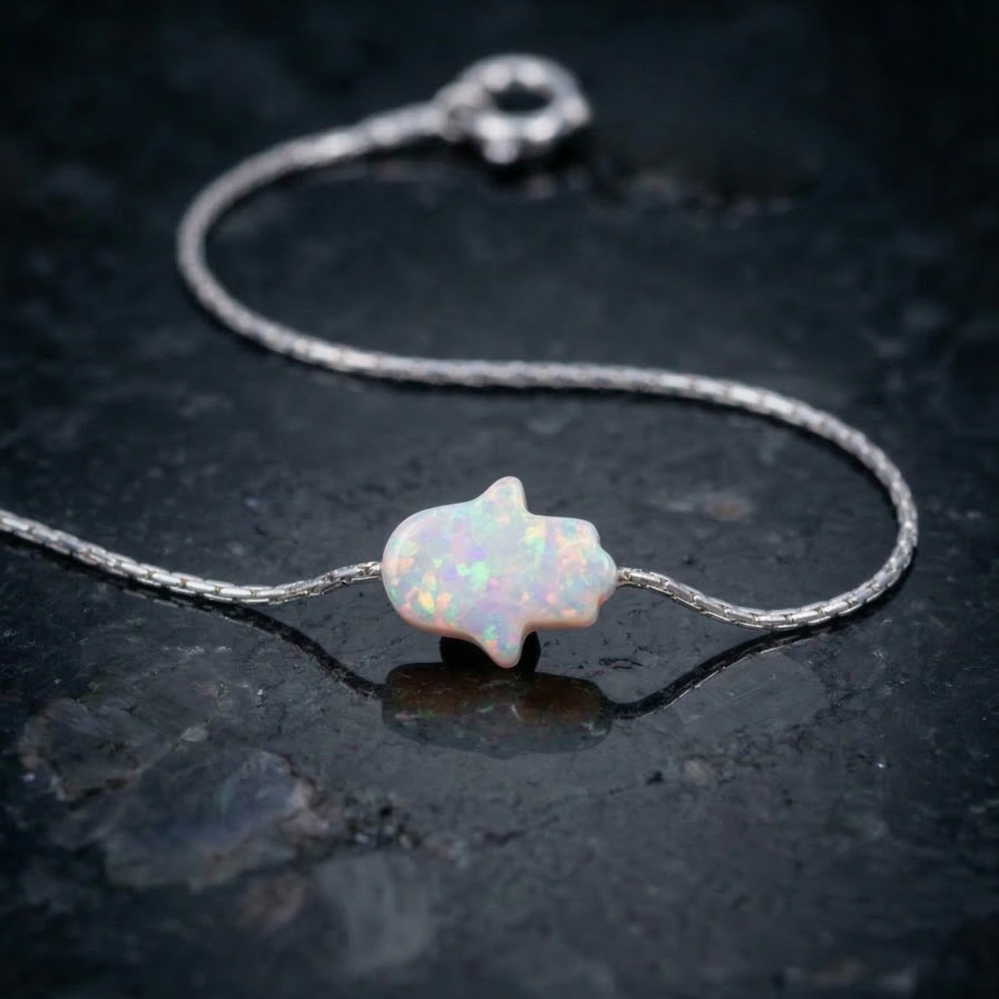 Opal Hamsa Bracelet – A Symbol of Protection & Strength
