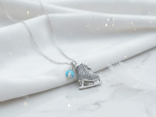 Ice Skate Necklace