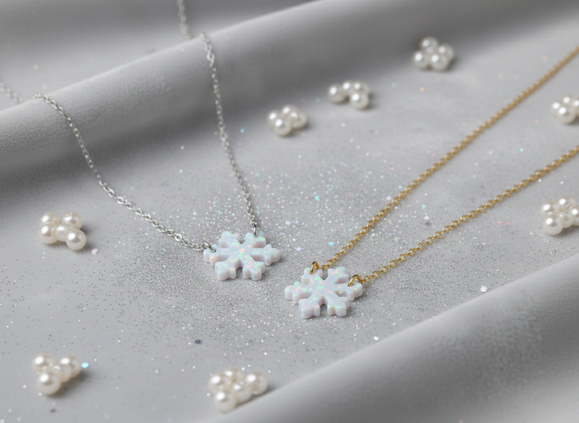 Snowflake Necklace – Winter Wonderland Charm