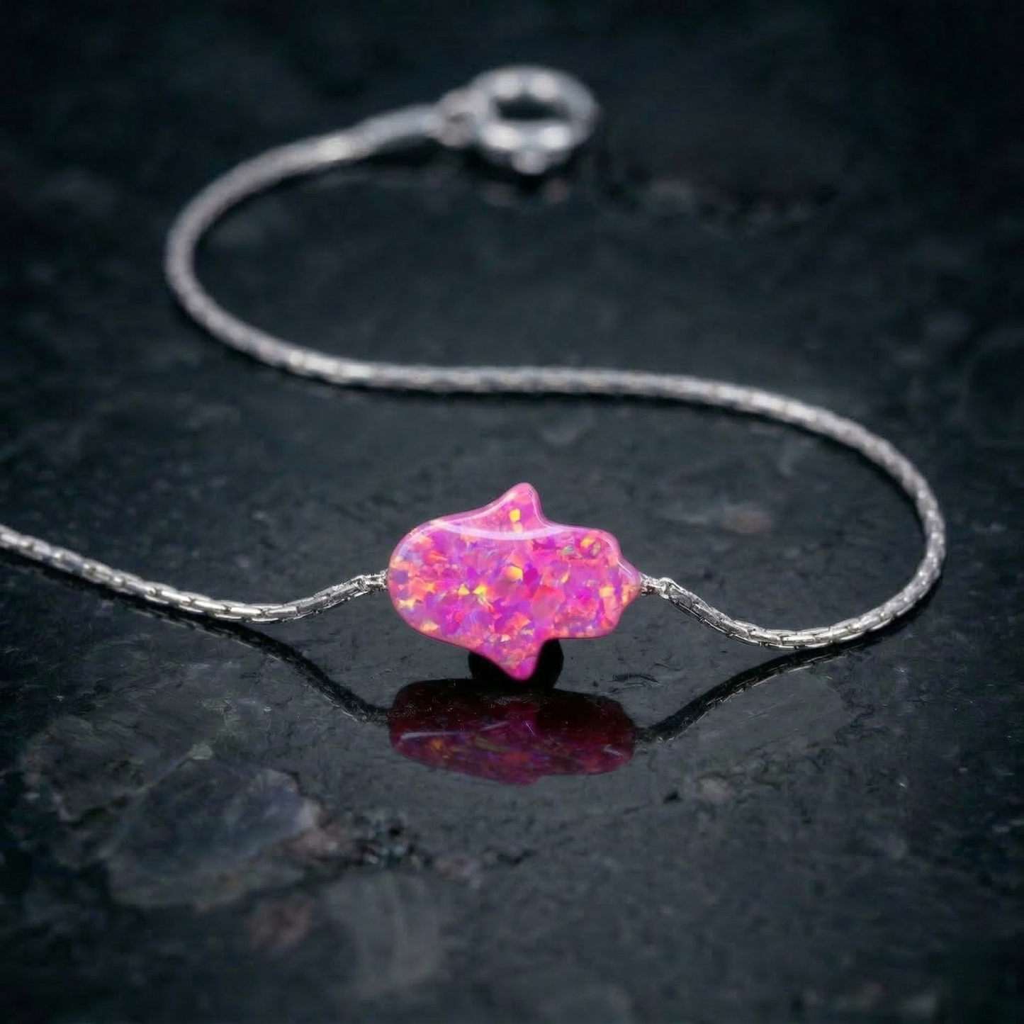 Opal Hamsa Bracelet – A Symbol of Protection & Strength