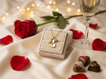 Initial Heart Necklace – Personalized Charm