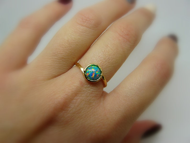 Gold Filled Opal Ring