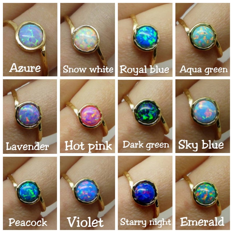 Gold Filled Opal Ring