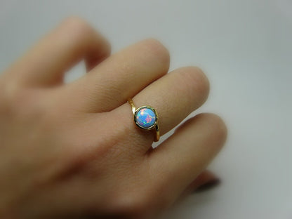 Gold Filled Opal Ring