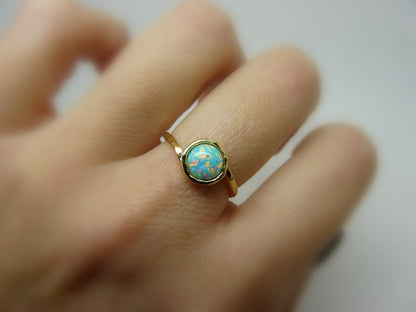 Gold Filled Opal Ring