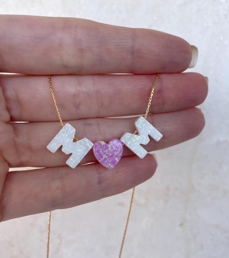 MOM opal necklace
