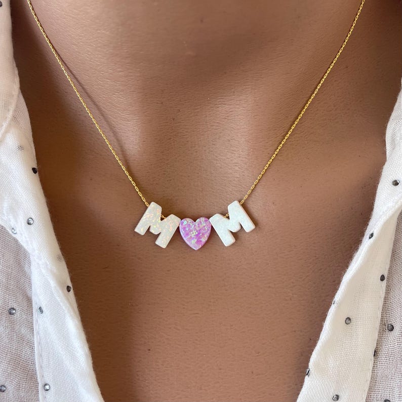 MOM opal necklace