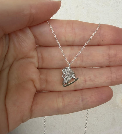 Ice Skate Necklace