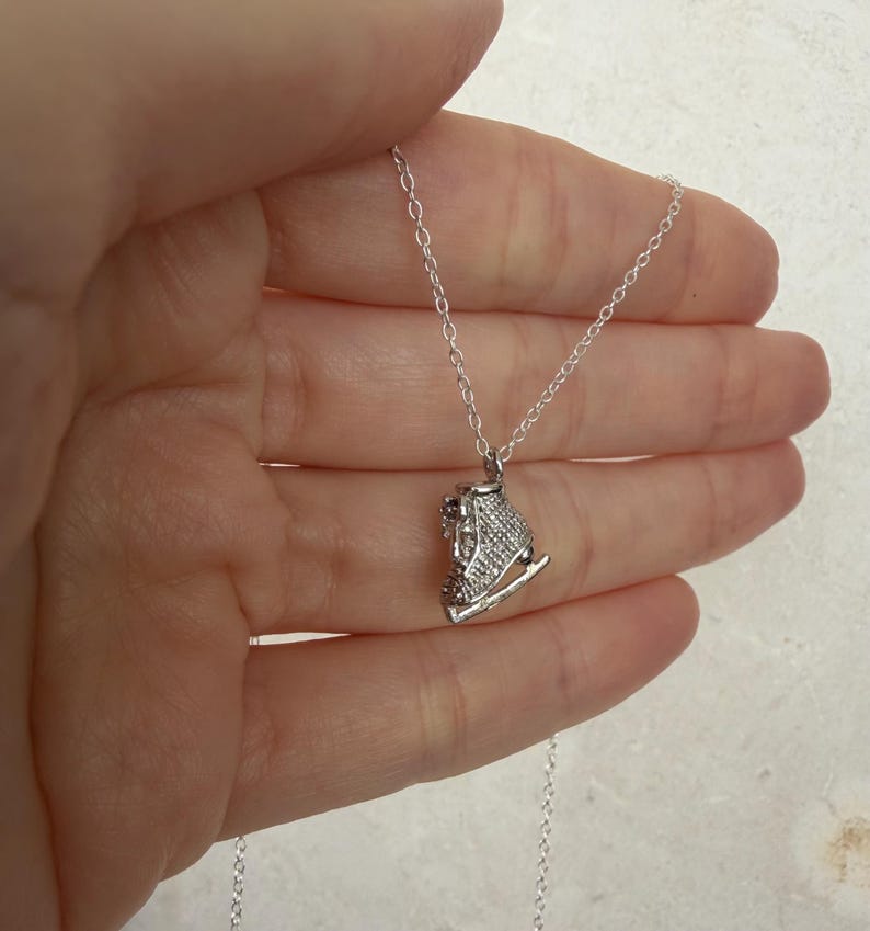 Ice Skate Necklace