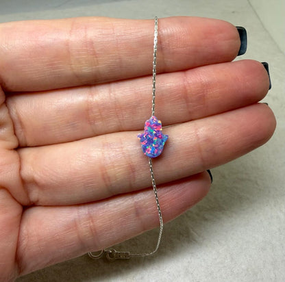 Opal Hamsa Bracelet – A Symbol of Protection & Strength