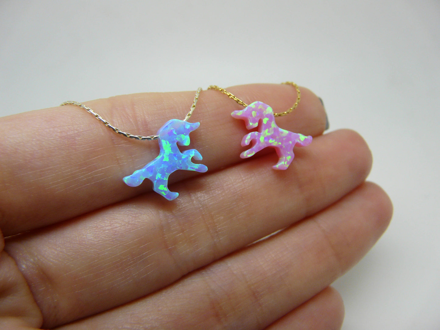 Opal Unicorn Necklace – Magical Jewelry