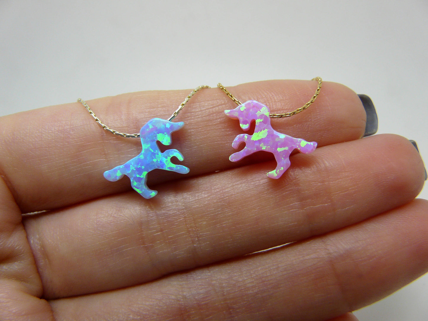 Opal Unicorn Necklace – Magical Jewelry