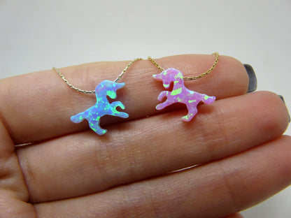 Opal Unicorn Necklace – Magical Jewelry