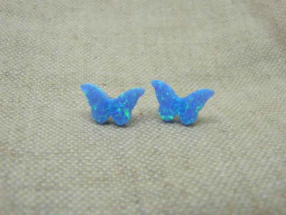 Opal Butterfly Earrings – Sterling silver