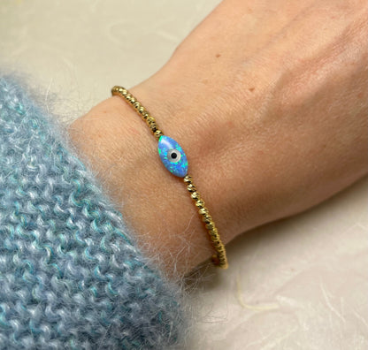 Opal Evil Eye Protection Bracelet