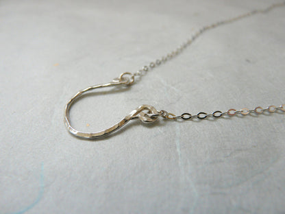 Gold Filled Horseshoe Necklace