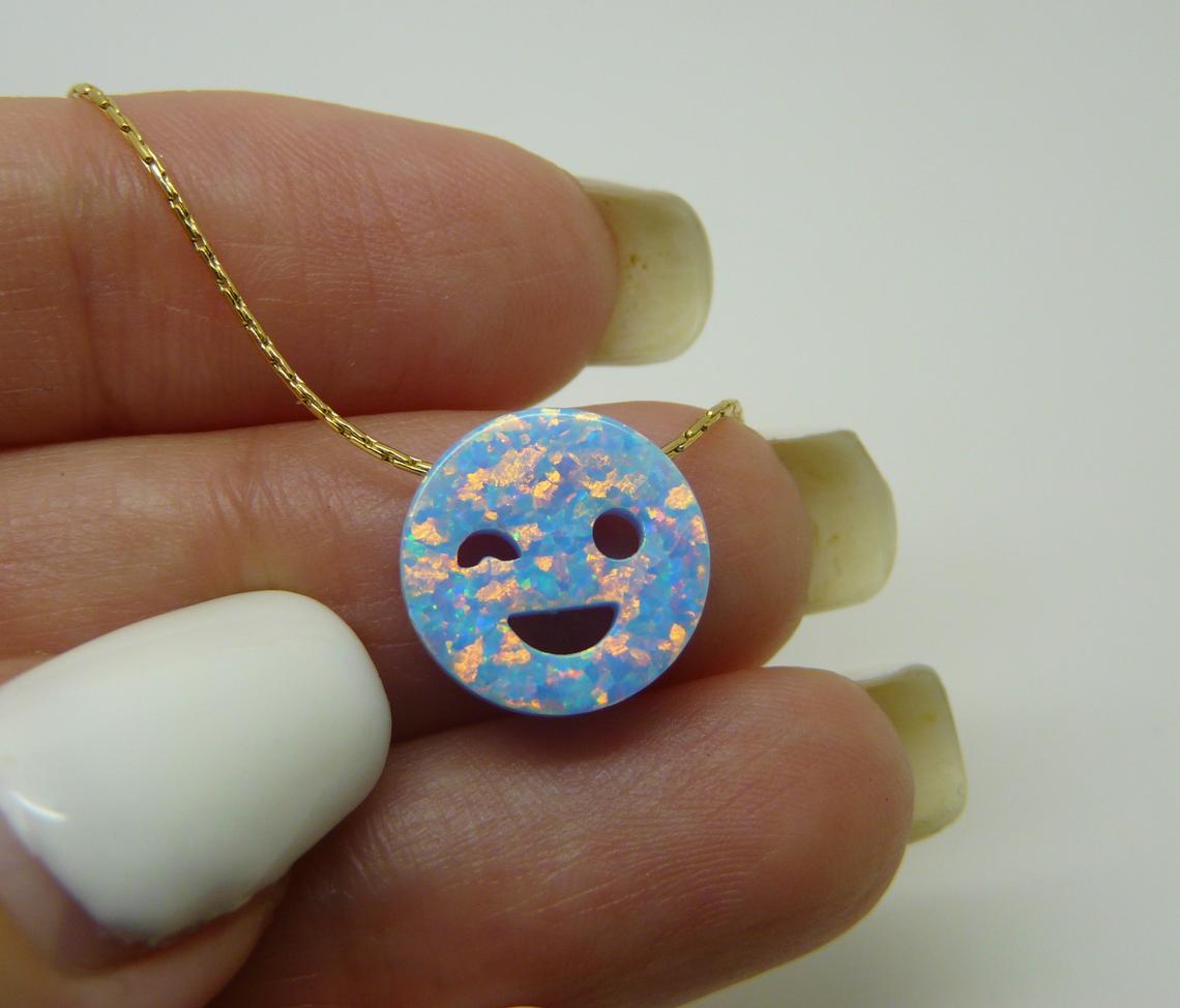Smiley Emoji necklace
