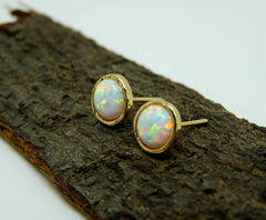 Opal Gold filled / Sterling silver earrings - OpaLandJewelry