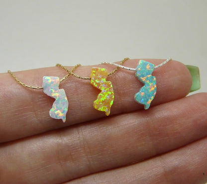 New Jersey Opal Necklace – A Stunning State Pride Pendant