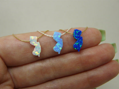 New Jersey Opal Necklace – A Stunning State Pride Pendant