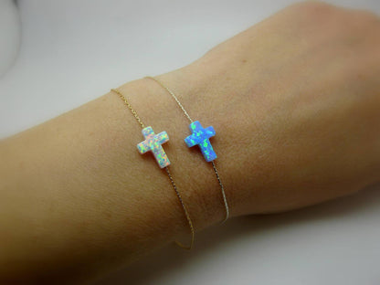 Cross Bracelet - OpaLandJewelry
