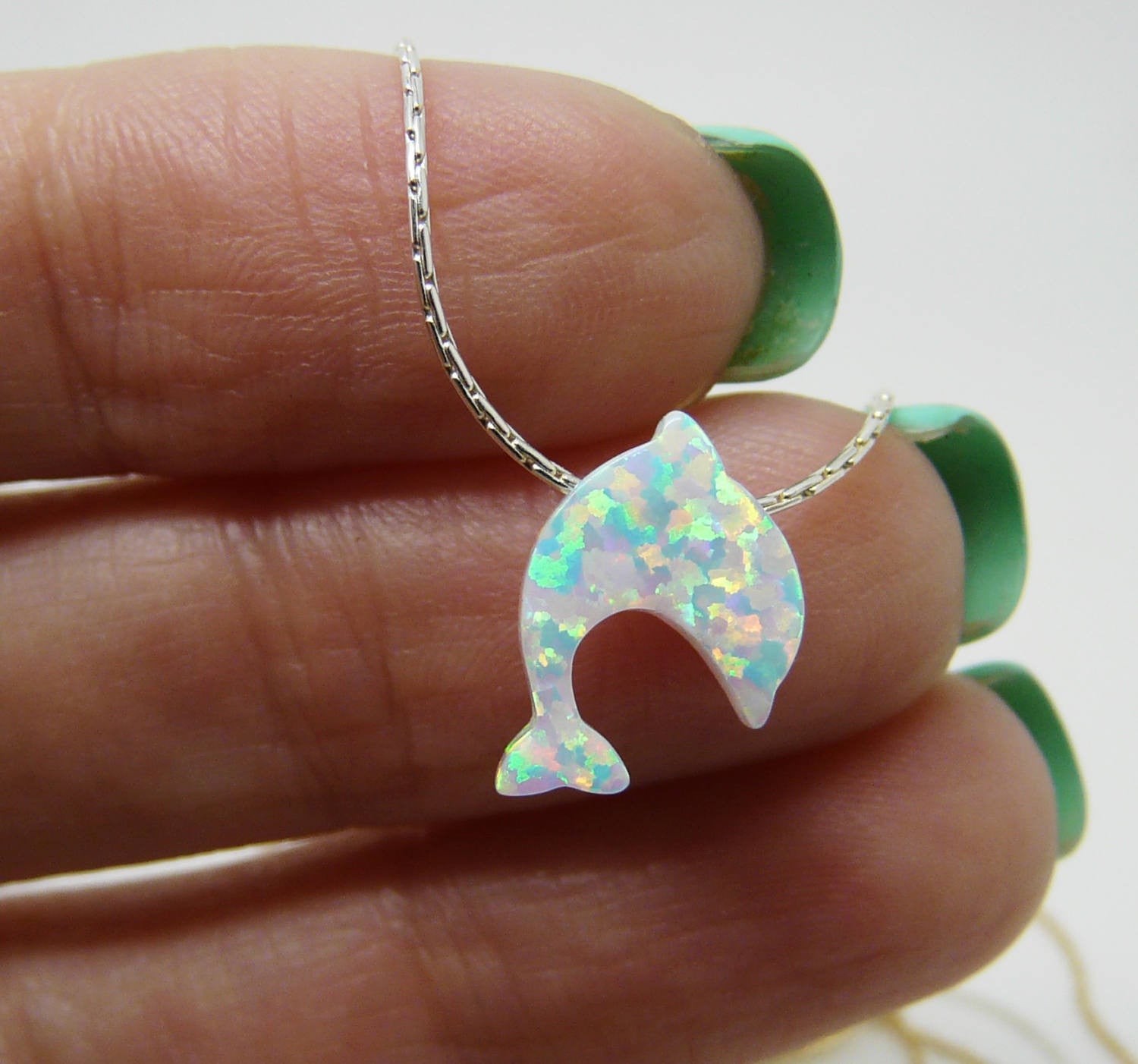 Tiny Dolphin Necklace – Peter and June