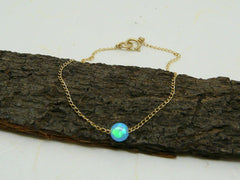 Tiny Opal bracelet - OpaLandJewelry