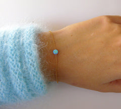 Tiny Opal bracelet - OpaLandJewelry