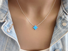 Blue Opal necklace