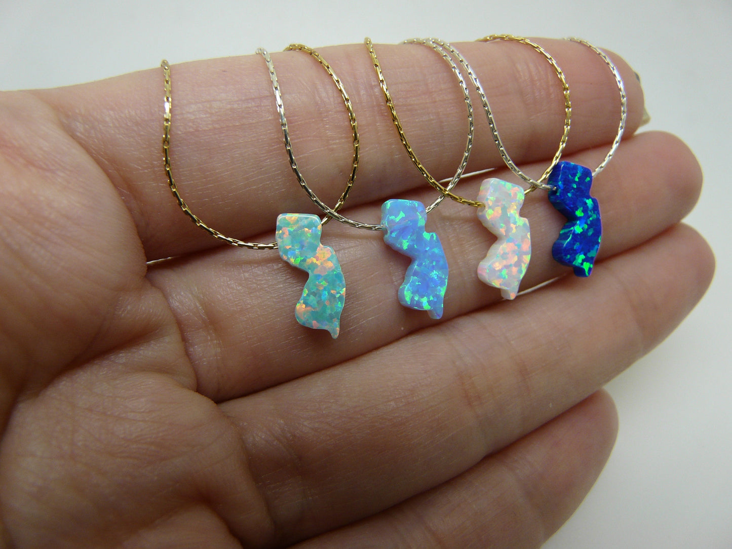 New Jersey Opal Necklace – A Stunning State Pride Pendant