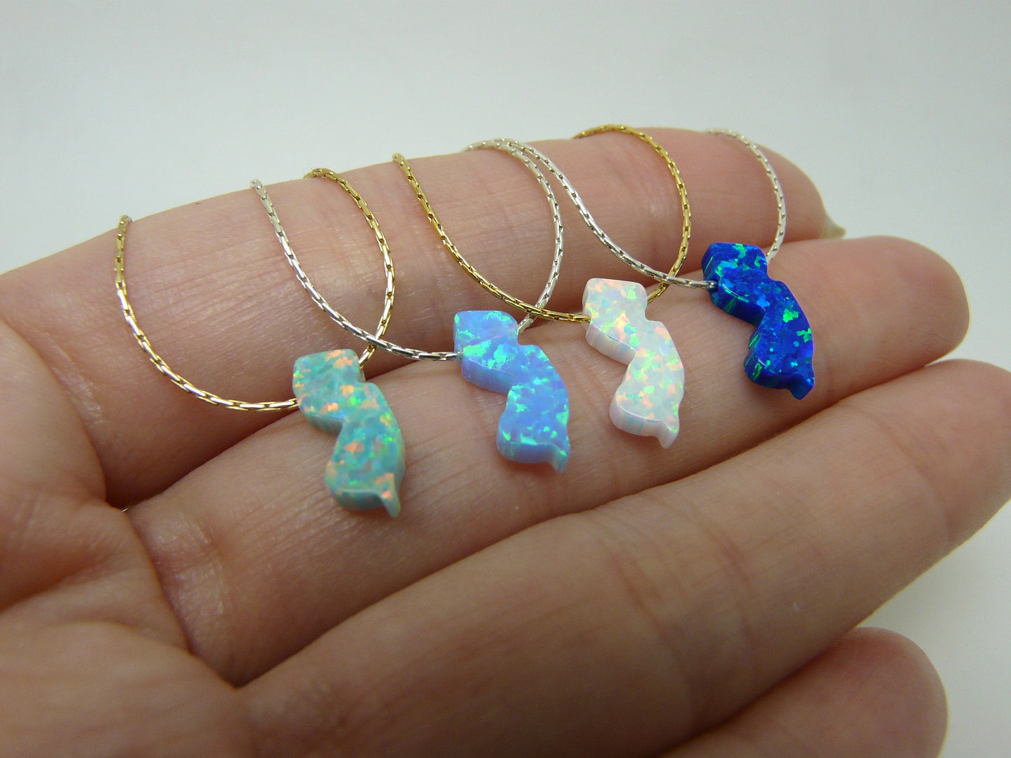 New Jersey Opal Necklace – A Stunning State Pride Pendant