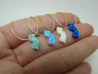 New Jersey Opal Necklace – A Stunning State Pride Pendant