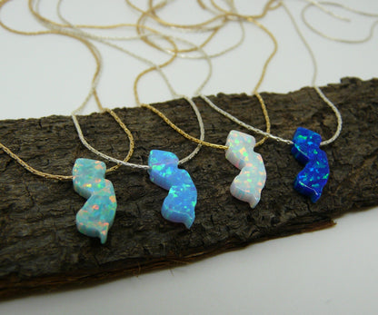New Jersey Opal Necklace – A Stunning State Pride Pendant
