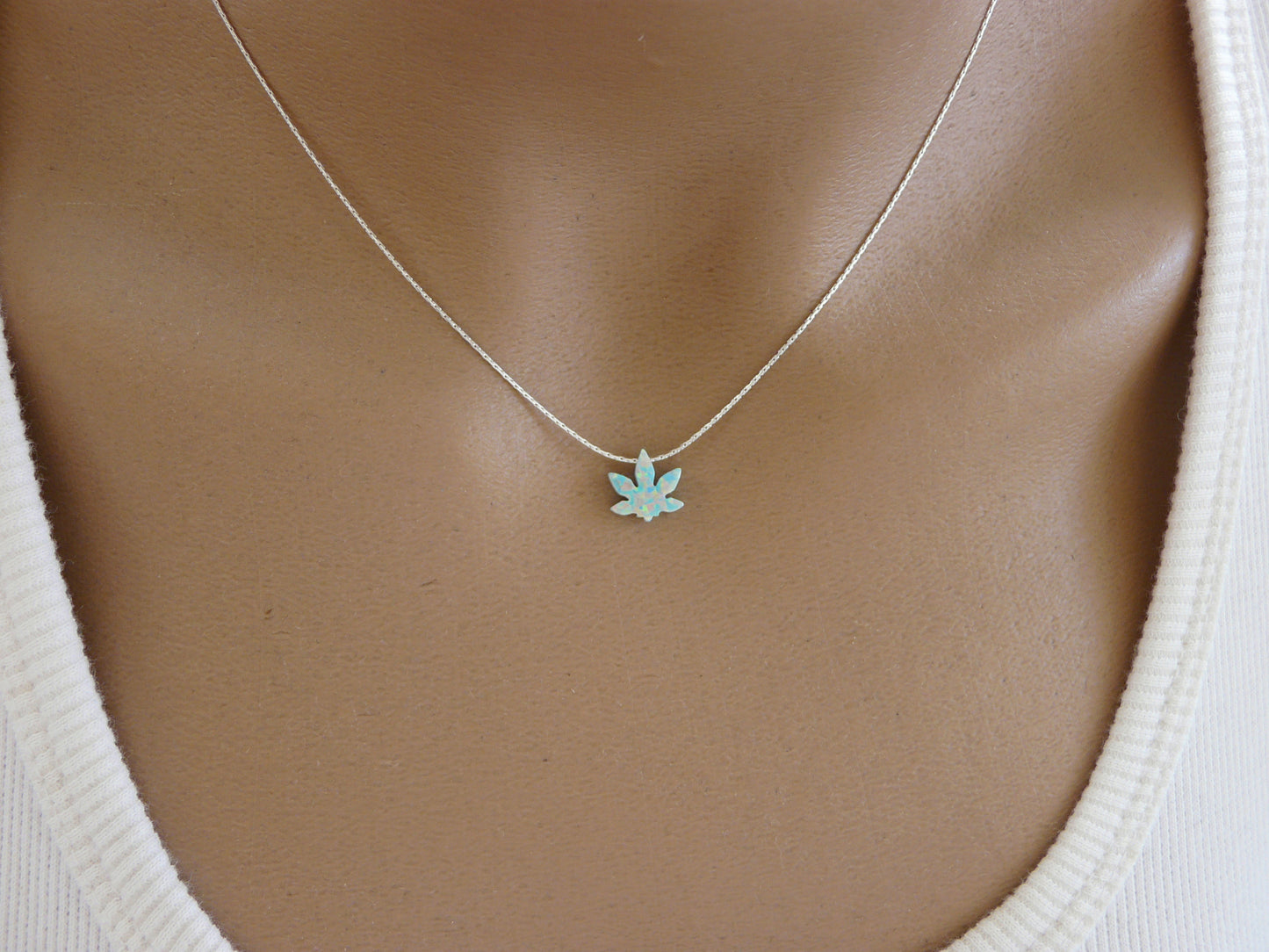 Marijuana necklace