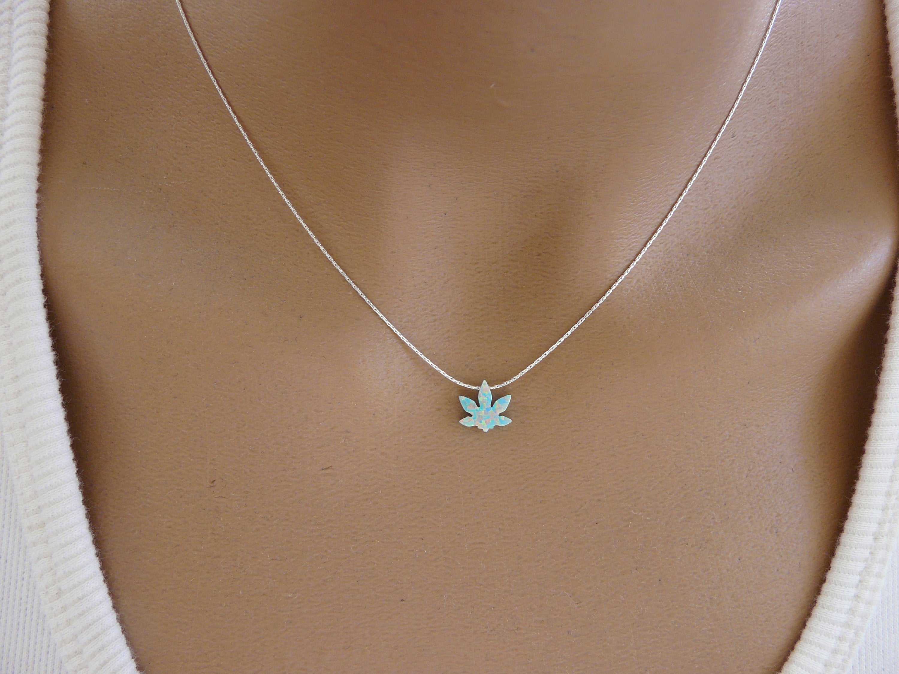 Cannabis necklace