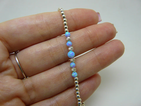 Sterling silver Opal bracelet