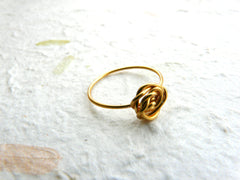 Gold filled Rose ring - OpaLandJewelry