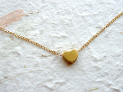 Tiny Heart necklace - OpaLandJewelry