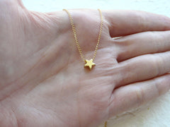 Tiny star necklace - OpaLandJewelry
