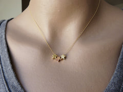 Tiny stars necklace - OpaLandJewelry