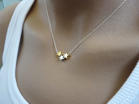 3 Stars necklace - OpaLandJewelry