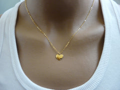 Simple Heart necklace - OpaLandJewelry