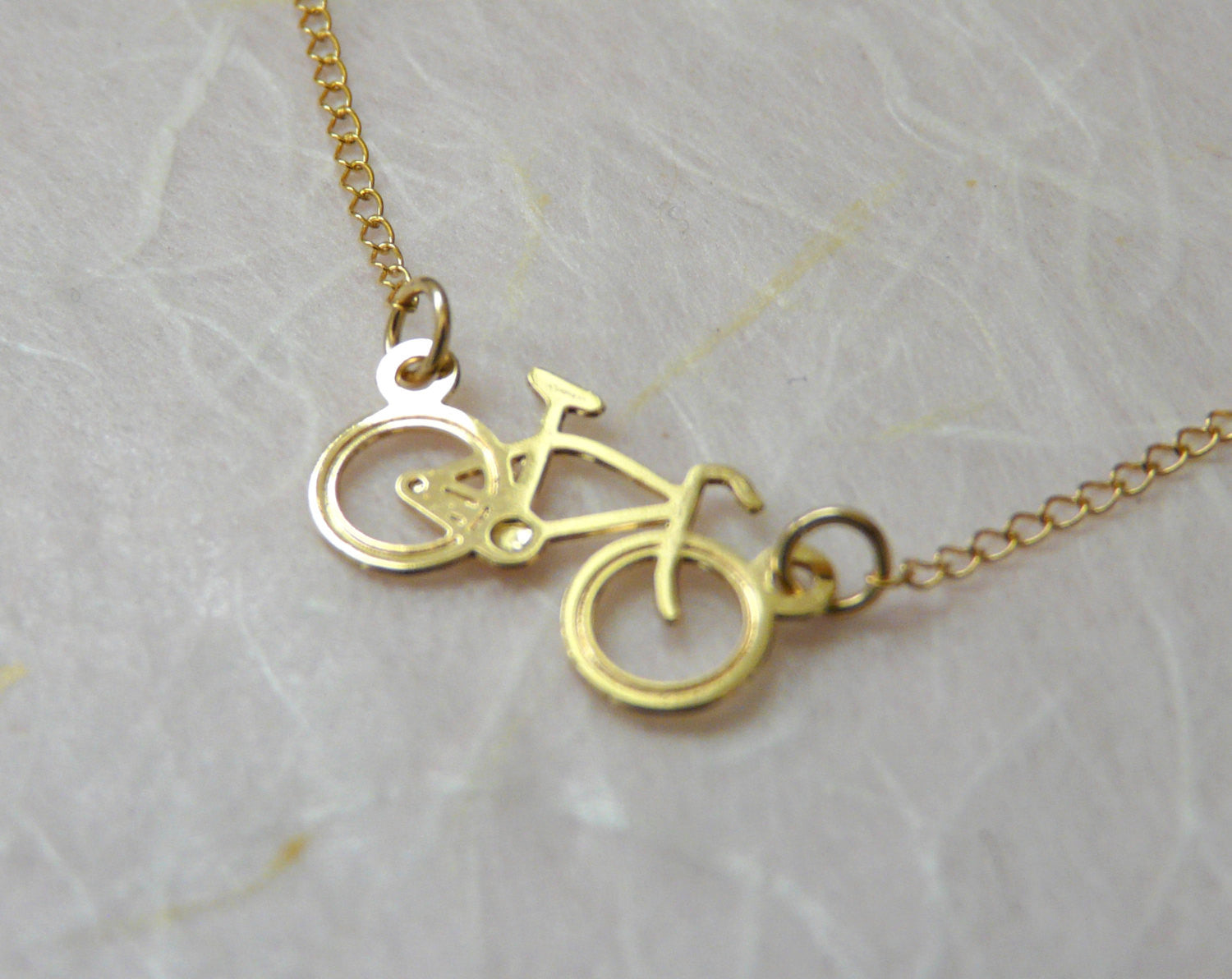 Bicycle Necklace - OpaLandJewelry