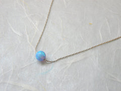 Opal ball necklace - OpaLandJewelry
