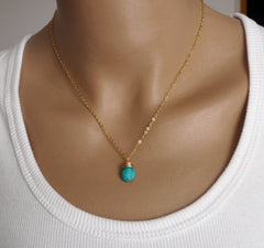 Turquoise necklace - OpaLandJewelry