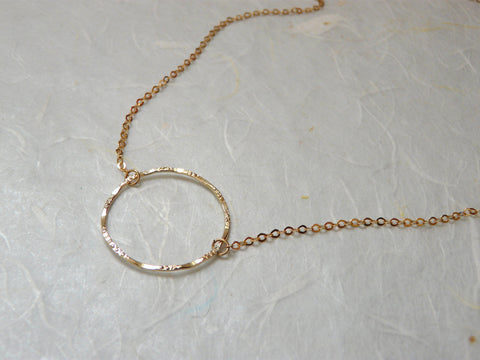 Eternity Gold filled necklace - OpaLandJewelry